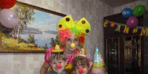 Сценарий клоуна на день рождения Игра 